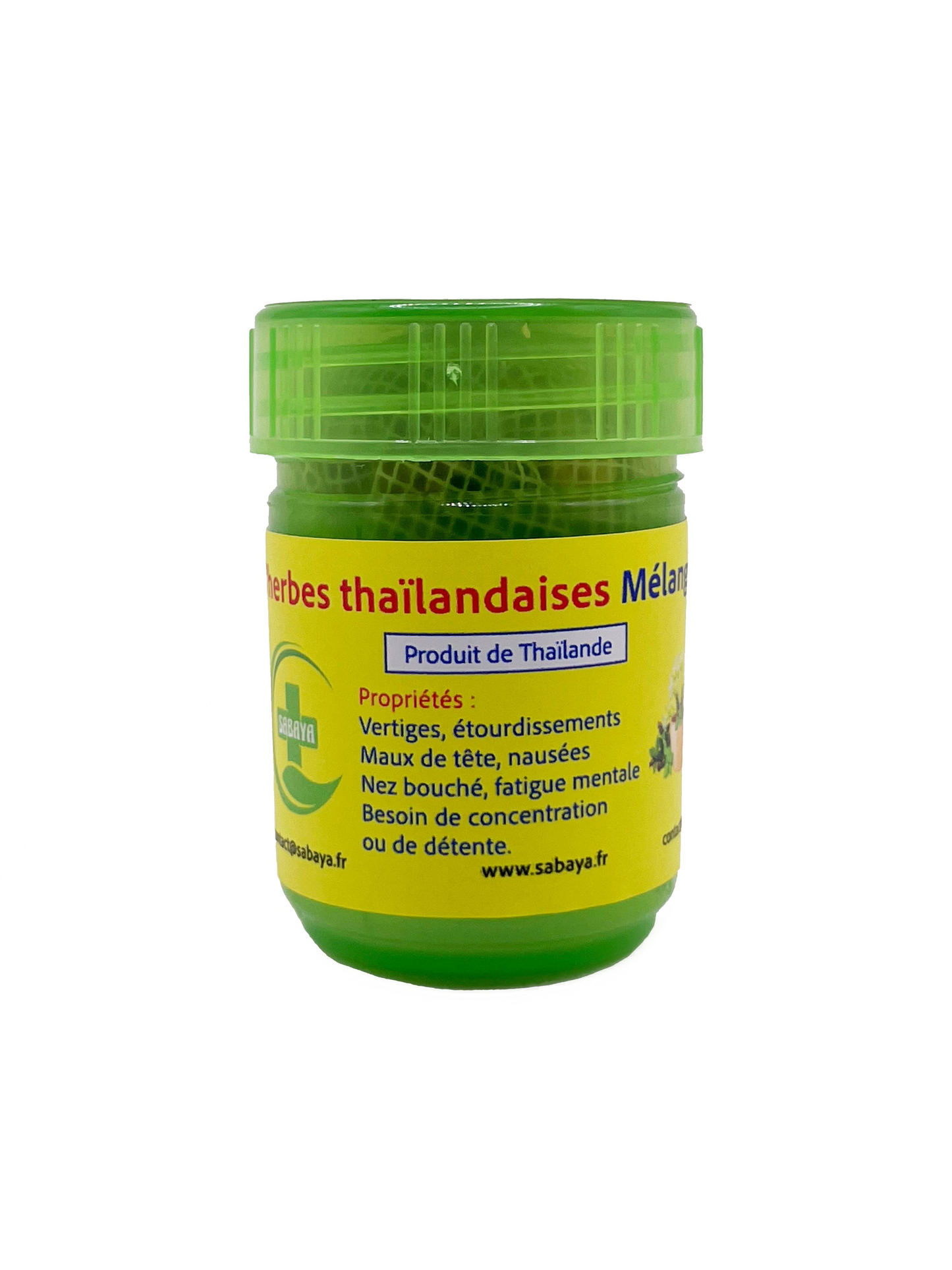 (Lot de 10) Sabaya – Inhalateur aux herbes thaïlandaises